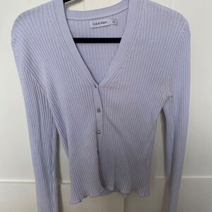 Light Blue Calvin Klein Cardigan